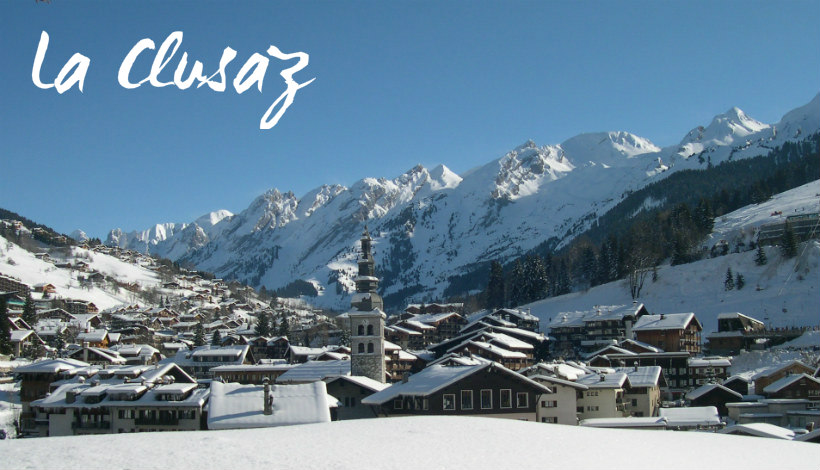 LaClusaz-charmant Skidorf in Französische Alpen