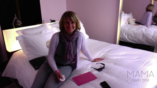 Josee im Hotel Mama Shelter Bordeaux