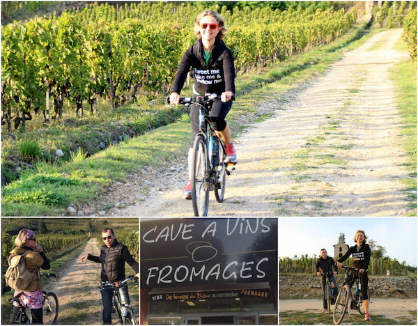 Wein, Käse und Fahrrädern bei Les Terrasses du Rhone in Tain l’Hermitage
