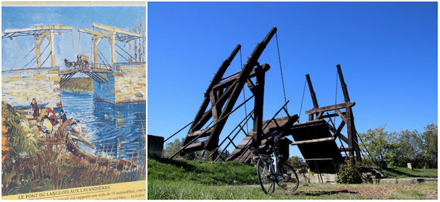 die kleine Zugbrücke von Van Gogh in Arles