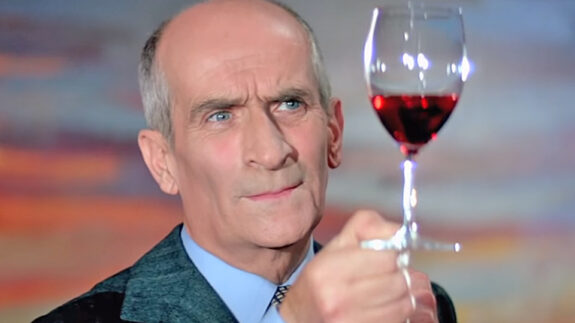Französischer Weinkenner vortäuschen