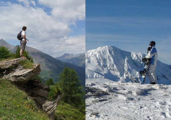 WOW ! Alpenaussichten mit/ohne Schnee