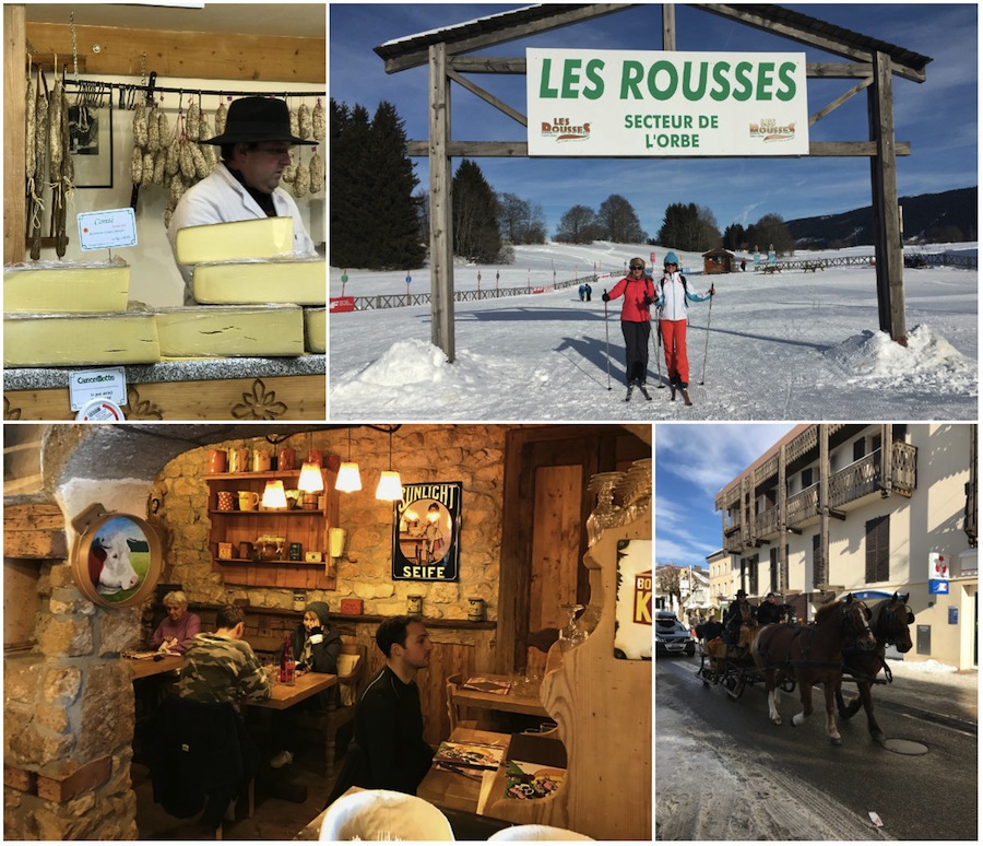 Wintersportaktivitaeten in Les Rousses Frankreich