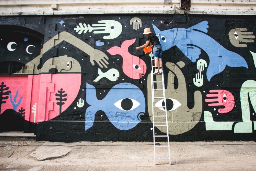Street Art in Darwin, kreativer Hotspot in Bordeaux
