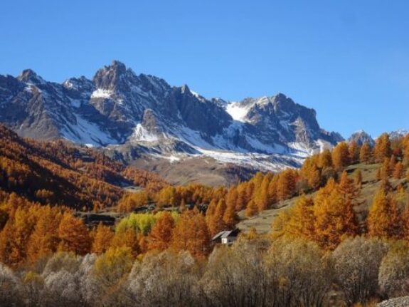Chalet d'en Ho im Herbst