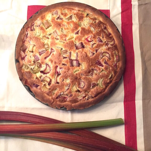 franzoesischer Rhabarberkuchen
