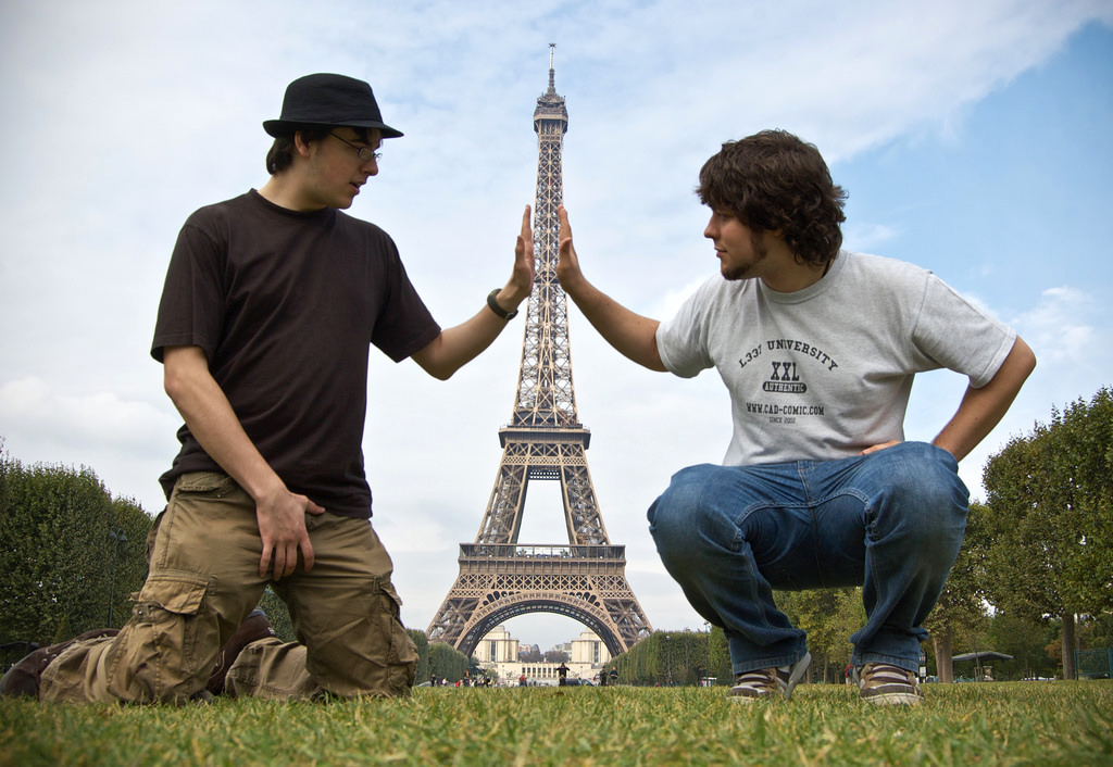 Eiffelturm Paris komisch cc Ben Smith