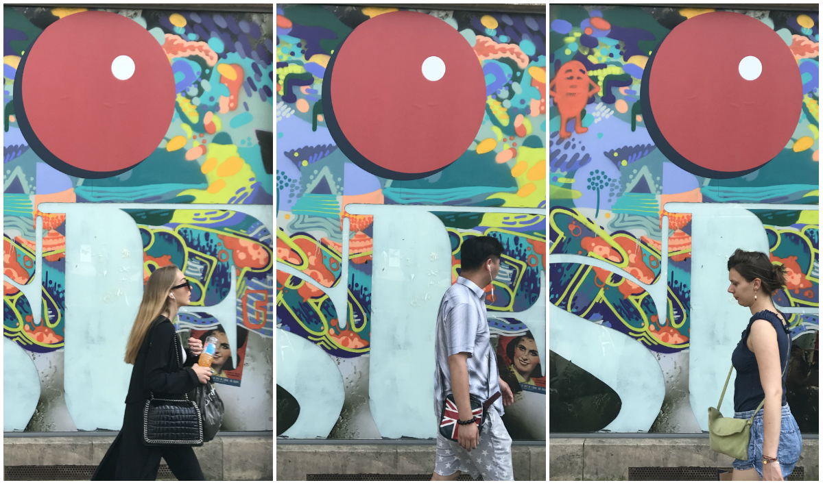 Street Art - Strasse Künstler in Bordeaux