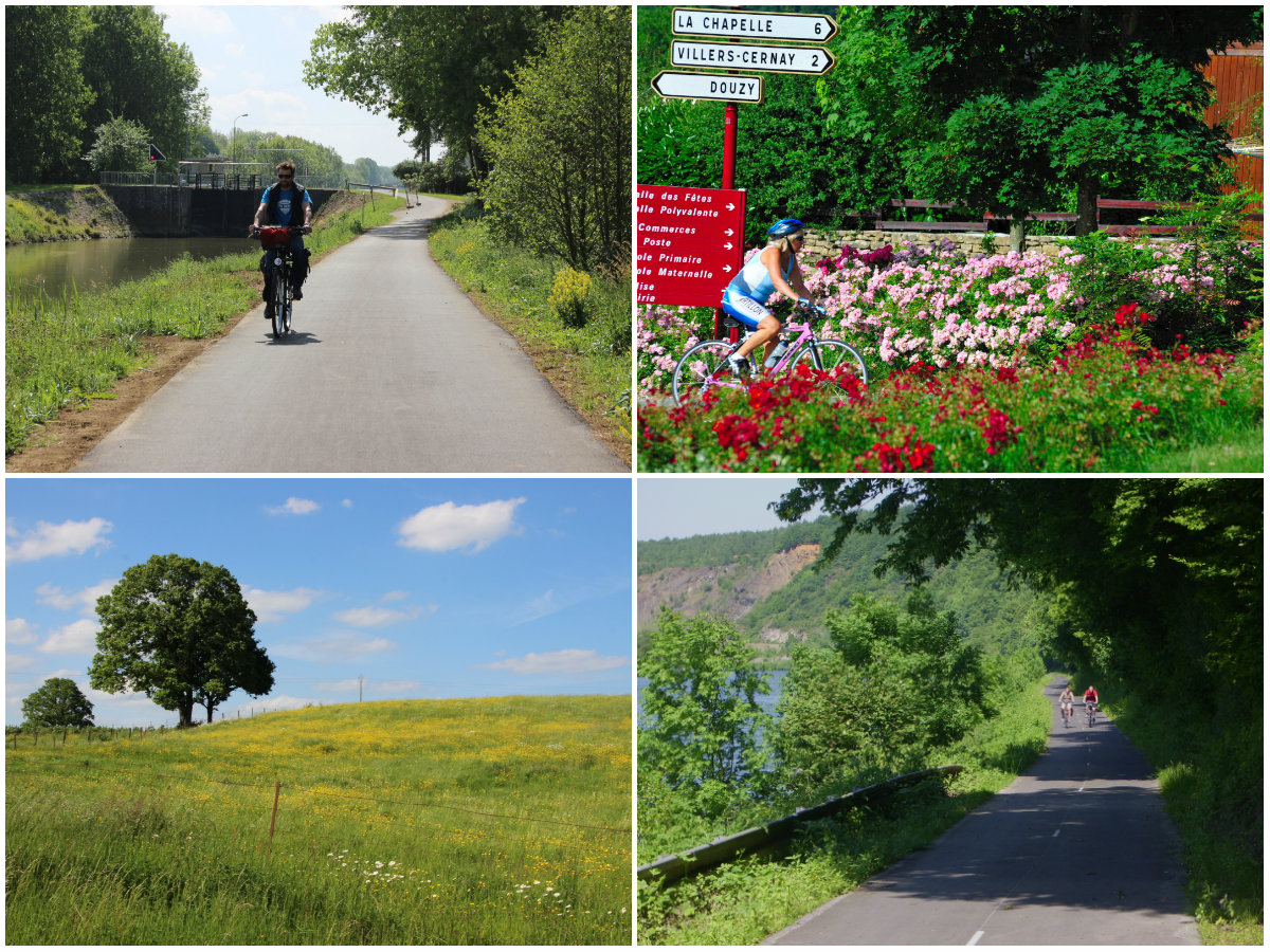 Voie verte Radfahren in den französischen Ardennen