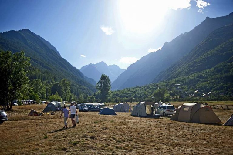 Campingplatz mit Aussicht Vallouise