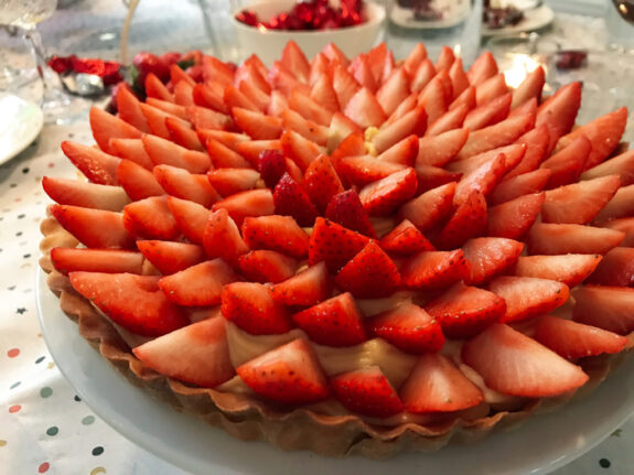 Tarte aux fraises erdbeeren