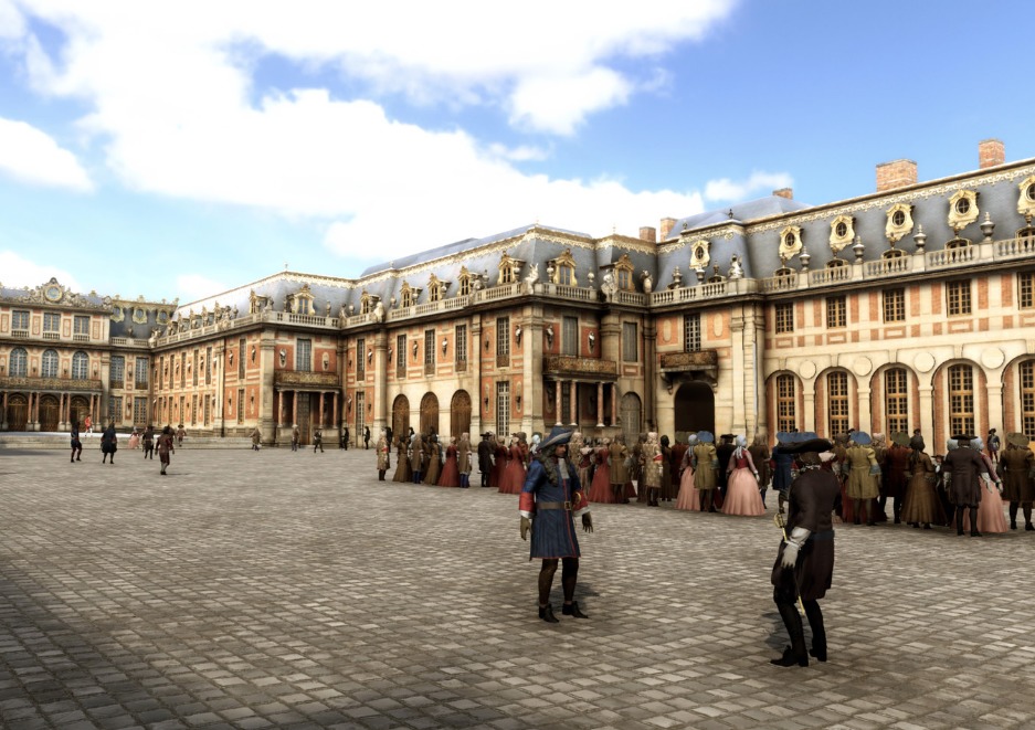 Versailles Virtuelle Besucht 