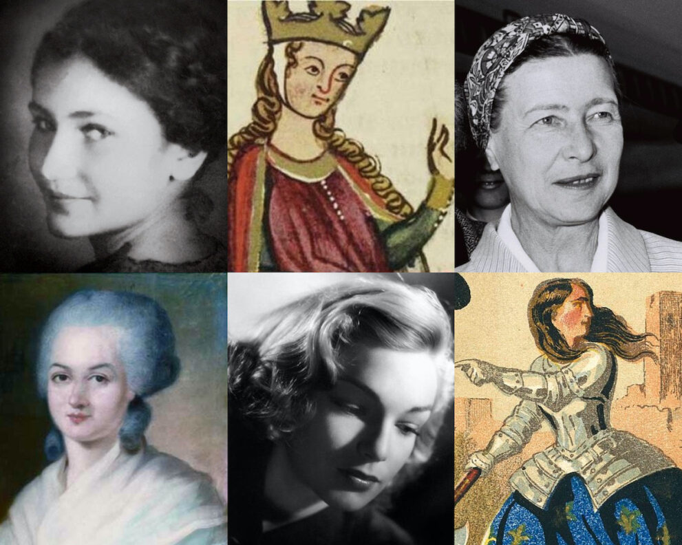 Vrouwendag / Frauentag - Sterke francaise vrouwen uit de Franse - geschiedenis