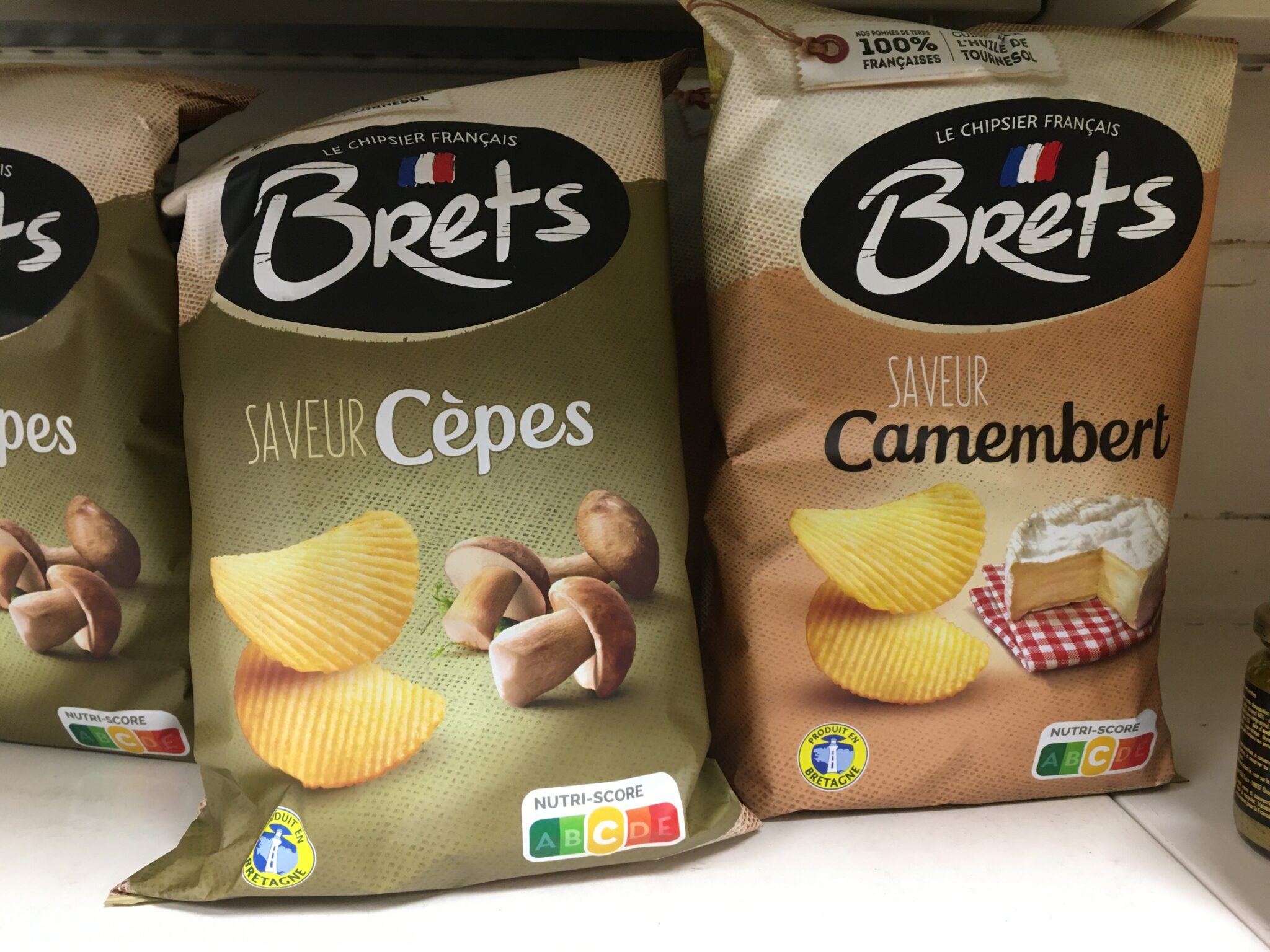 Chips-mit-verrueckten-franzoesischen-Geschmacksrichtungen