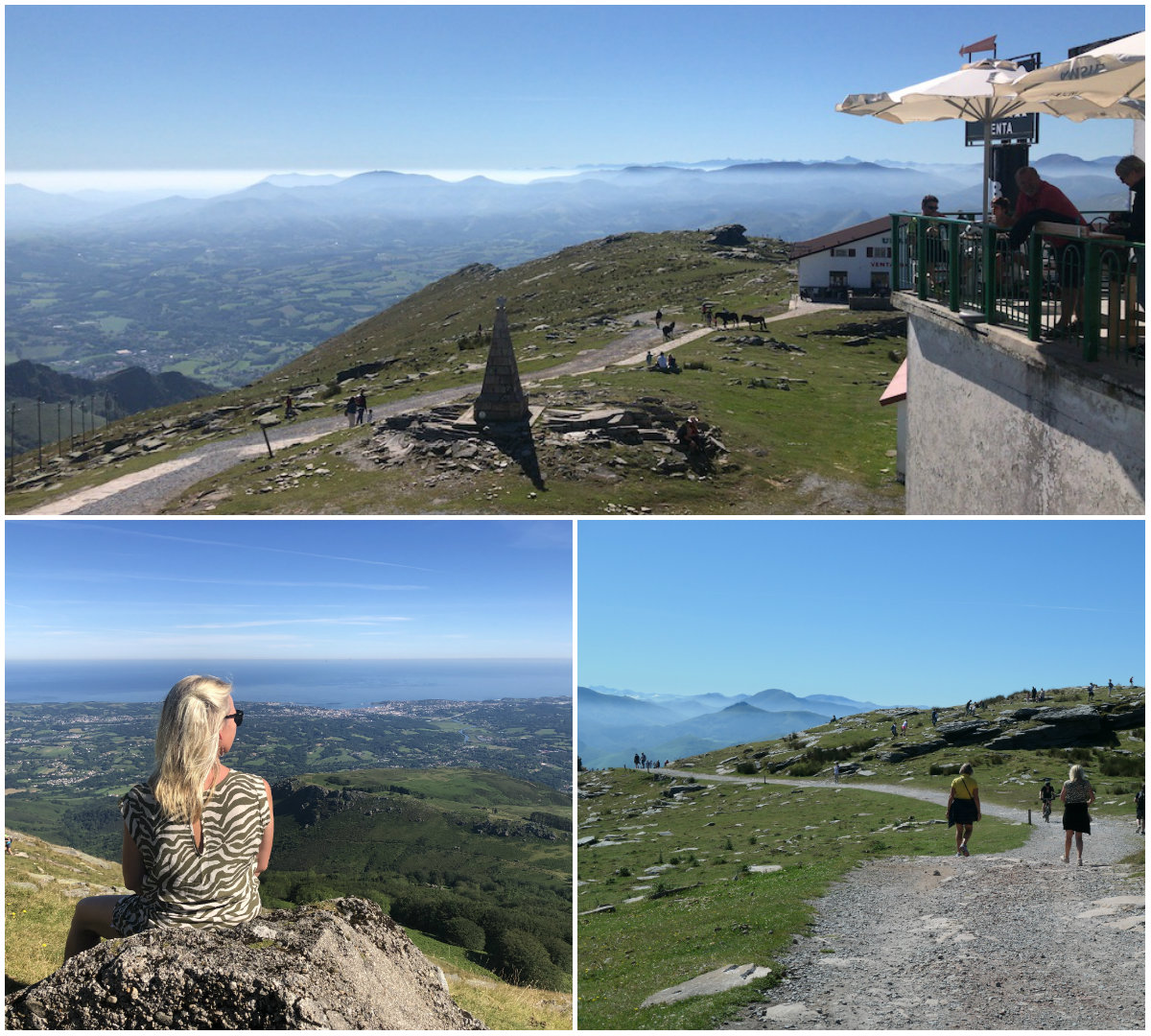 MEGA- Aussicht auf der Bergspitze La Rhune