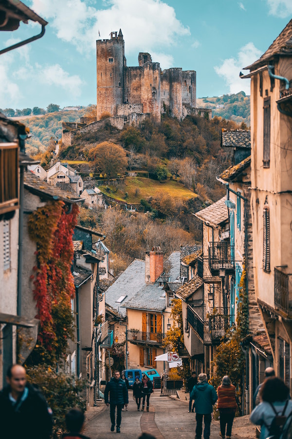 Najac im Aveyron Occitanie