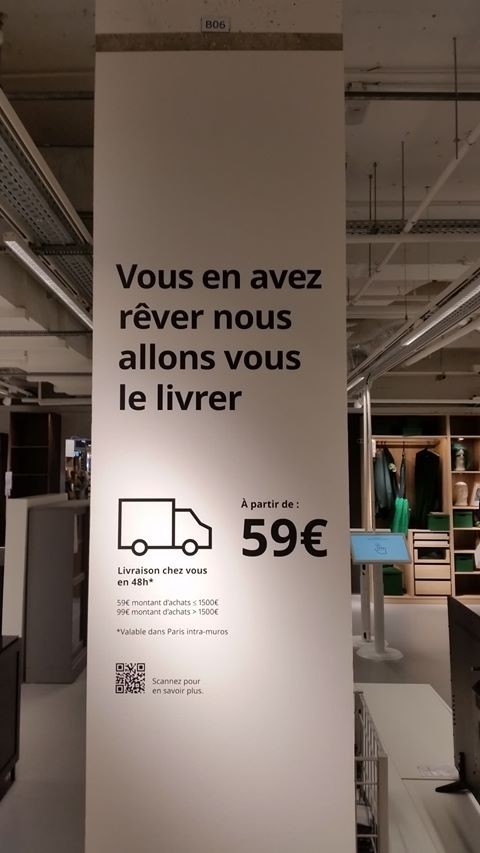 Fehler in der französischen Sprache IKEA