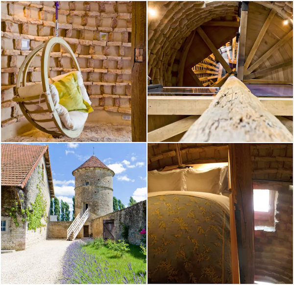 Romantischer Taubenturm im Burgund airbnb