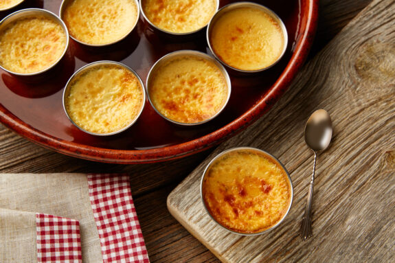 Creme caramel brûlée