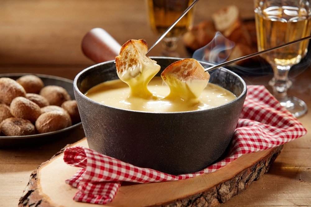 kaasfondue Franse Alpen - käsefondue