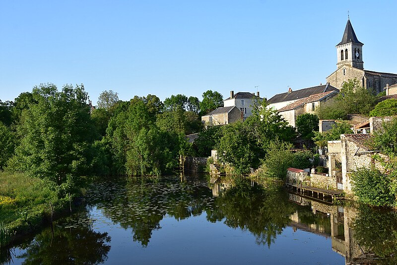 Sanxay dorp dicht bij Poitiers