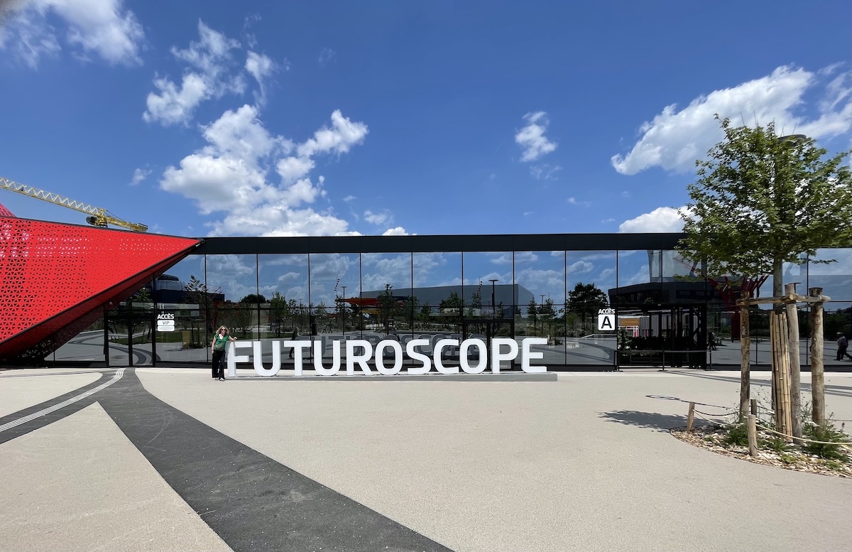 Futuroscope pretpark bij Poitiers