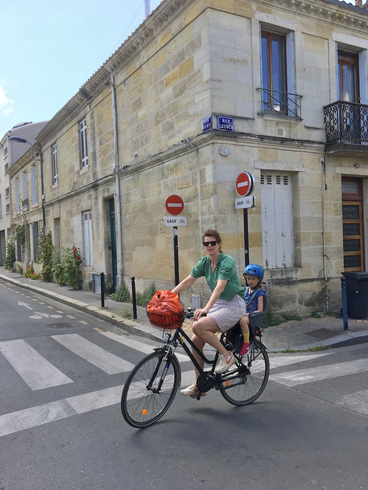 Fietsen in Bordeaux met kinderen