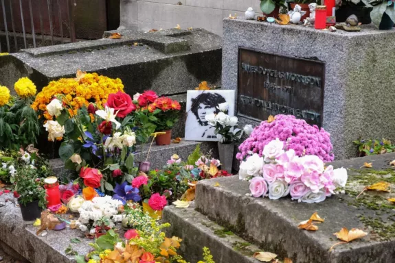 Perec Lachaise Jim Morrison