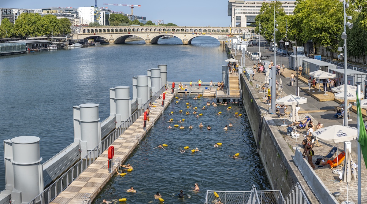 Paris Plage zwemmen in de Seine