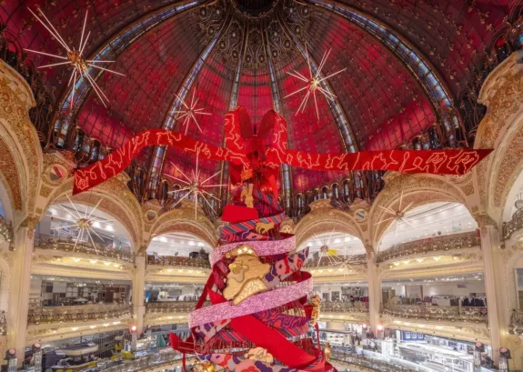 Galeries Lafayette kerstboom-weihnachtsbaum 2025