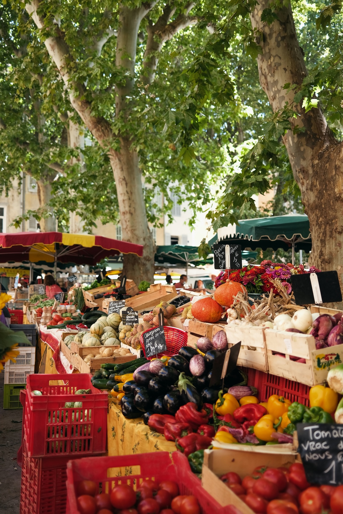 Provençaals markt in Aix